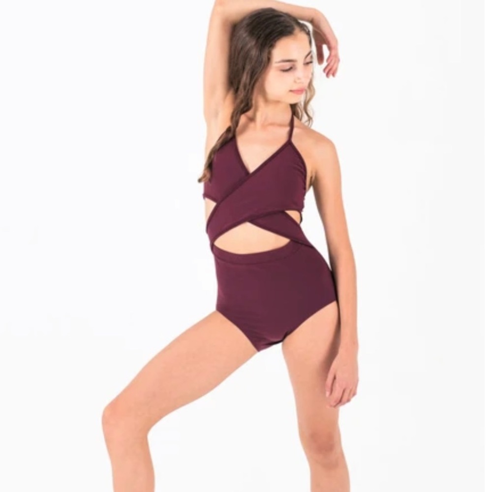 bluewater dancewear burgundy leo